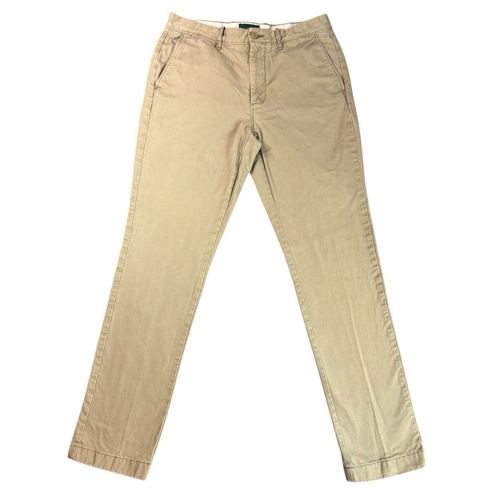 J.Crew Pants Mens 30x32 Brown Always Oarsman 770 Straight Fit Chino Preppy